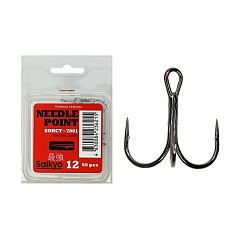 Крючок Тройной Saikyo 7001 №12 50 шт BN   SORCT7001-12BN50 — цена и наличие в каталоге