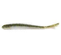 Силиконовая приманка Bait Breath U30 Fish Tail Ringer 3.5 89 мм 7 шт 912 Waltermelon/White Pearl (2Tone — варианты, разновидности модели