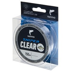 Леска монофильная Salmo Sniper 150 м 0,16 мм Clear   4018-016 — цена и наличие в каталоге