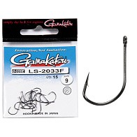 Крючок Одинарный Gamakatsu LS-2033F New Label Eyed Hooks Black №9 15 шт    147922-009 — варианты, разновидности модели