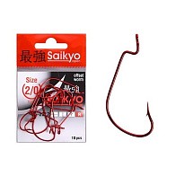 Крючок Офсетный Saikyo BS-2312 №2/0 10 шт R   BS-2312R2/0-10 — варианты, разновидности модели