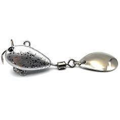 Тейл-спиннер UF Studio Hurricane 42 42 гр 87 мм Silver Glitter   H42Sg — цена и наличие в каталоге