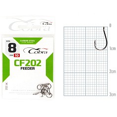Крючок Одинарный Cobra Feeder Master CF202 №8 10 шт    CF202-008 — цена и наличие в каталоге