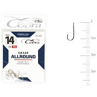 Крючок Одинарный Cobra Allround Round CA124 №14 10 шт    CA124-014 — варианты, разновидности модели