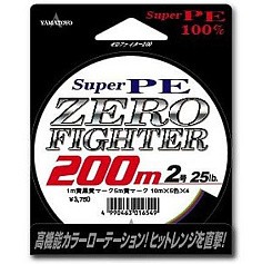 Плетеный шнур Yamatoyo PE Zero Fighter 200 м  PE # 0,8  0,148 мм   YPEZF200-0.8 — цена и наличие в каталоге