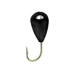 Мормышка Lucky John Капля С отверстием 0,4 гр B и кембриком  LJ08030-04 — цена и наличие в каталоге