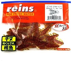 Силиконовая приманка Reins Ring Craw 1.5 Micro 38 мм 14 шт 566-Motor Oil Red Flake   RCM1.5-566 — цена и наличие в каталоге