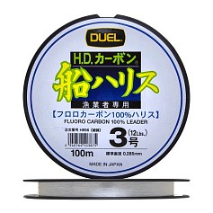 Флюорокарбон Duel H.D. Carbon Fune Leader Fluorocarbon 100% 100 м 0,285 мм    H956 — цена и наличие в каталоге