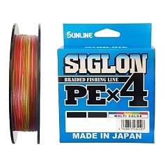 Плетеный шнур Sunline Siglon PE X4 200 м  PE # 1,5 Multi color 0,209 мм Connected 5C — цена и наличие в каталоге