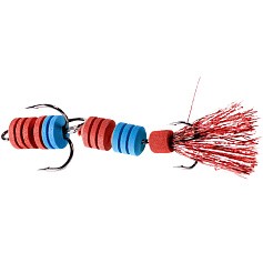 Мандула Lucky John Pennon Barbellworm 80 мм 1 шт Красный/синий  FB3008465 — цена и наличие в каталоге