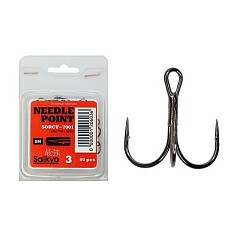 Крючок Тройной Saikyo 7001 №3 50 шт BN   SORCT7001-3BN50 — цена и наличие в каталоге
