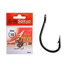 Крючок Одинарный Saikyo KH-10008 Idumezina №10 10 шт BN   KH-10008BN10-10 — цена и наличие в каталоге