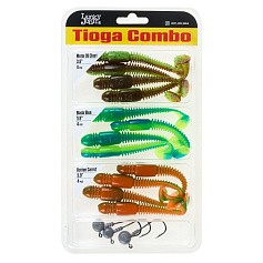 Силиконовая приманка Lucky John Tioga 3.9in 100 мм 15 шт MIX3 Pro Series  140104-MIX3 — цена и наличие в каталоге