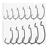 Крючок Офсетный Saikyo  BS-2317 №4/0 10 шт BN   BS-2317BN4/0-10 — варианты, разновидности модели
