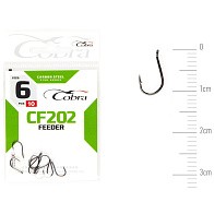 Крючок Одинарный Cobra Feeder Master CF202 №6 10 шт    CF202-006 — варианты, разновидности модели