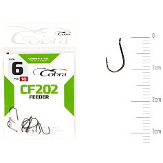Крючок Одинарный Cobra Feeder Master CF202 №6 10 шт    CF202-006 — цена и наличие в каталоге