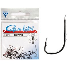 Крючок Одинарный Gamakatsu LS-2120F Hooks Black №10 25 шт    146709-010 — цена и наличие в каталоге