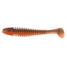 Силиконовая приманка Jig It Snoop 4.5 115 мм 5 шт 014 Red pumpkin   JIS115014S — цена и наличие в каталоге