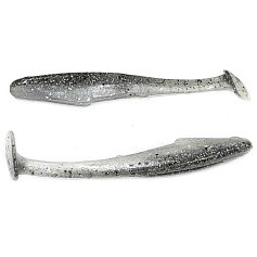 Силиконовая приманка Reins Rockvibe Shiner 4 101 мм 8 шт B54-Bait Fish Silver   RVS4-B54 — цена и наличие в каталоге