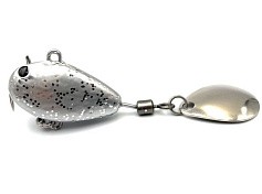 Тейл-спиннер UF Studio Hurricane 28 28 гр 70 мм Silver Glitter   H28Sg — цена и наличие в каталоге