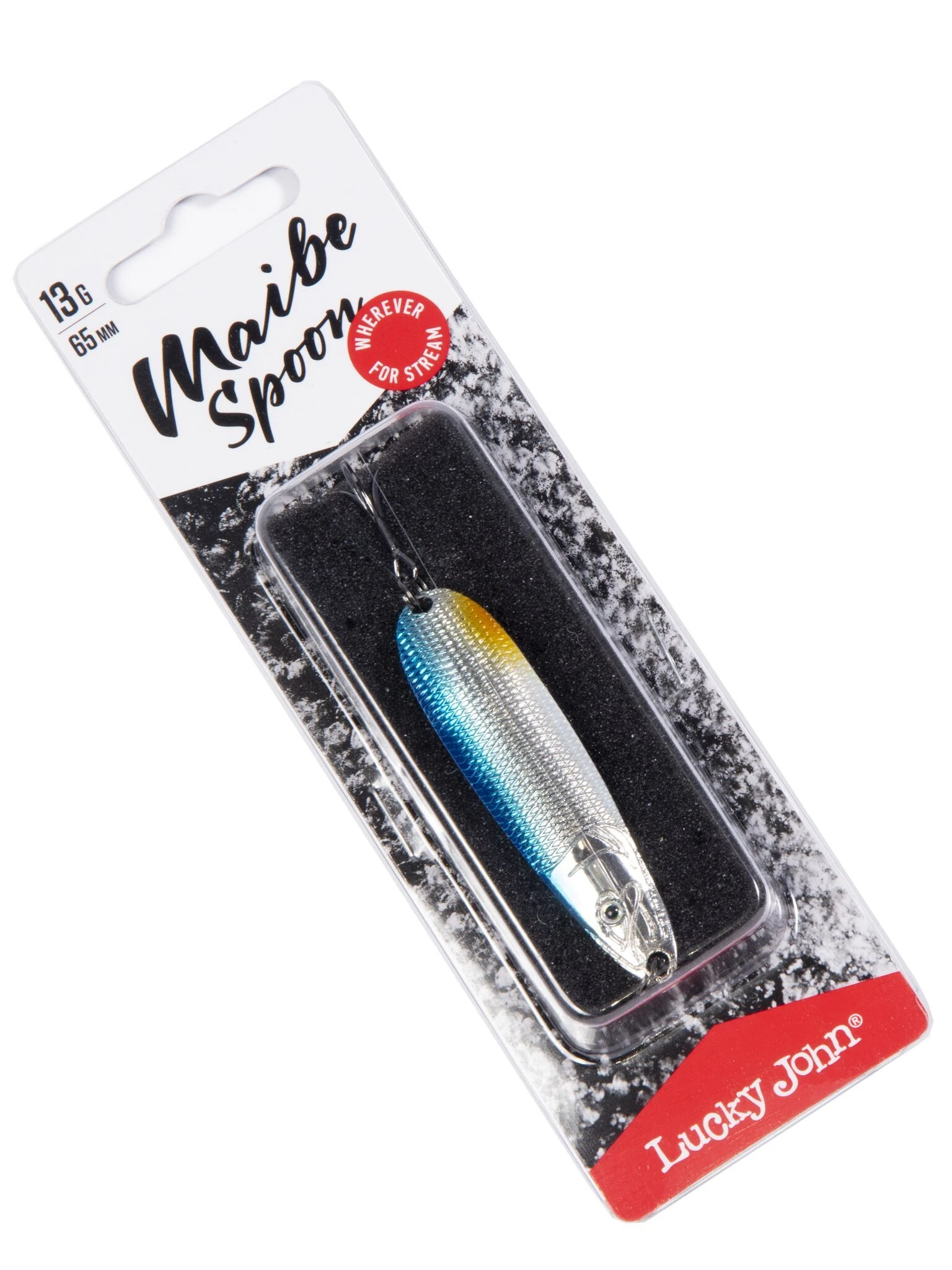 Колеблющаяся Блесна Lucky John Maibe Spoon 13 гр 65 мм 007   LJMAI13-007 — крупный план
	                                    2