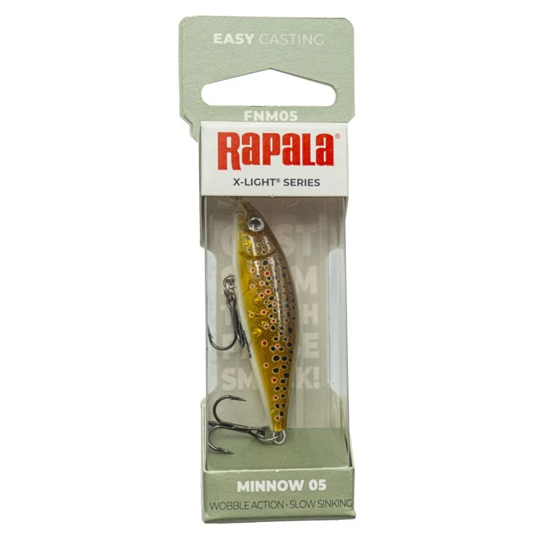 Воблер Rapala X-Light Minnow 05 TRL 4 гр   FNM05-TRL — крупный план
	                                    1