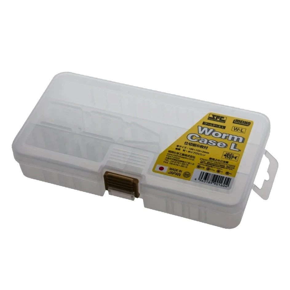 Коробка Meiho SFC Worm Case  L 18,6х10,3х3,4 см    W-L — характеристики,
	                                    особенности конструкции