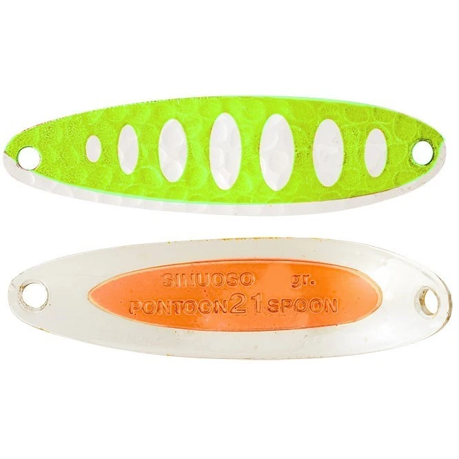Колеблющаяся Блесна Pontoon 21 Sinuoso 12 12 гр 55 мм T02-068   P21-SP-SIN-12-T02-068 — характеристики,  особенности конструкции