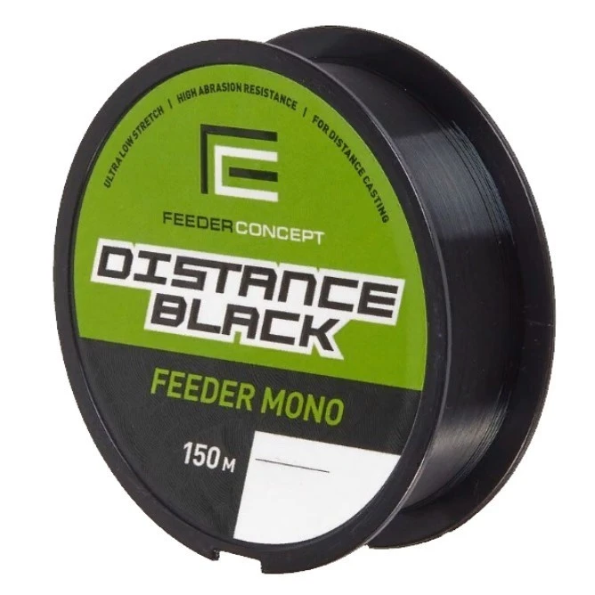 Леска монофильная Feeder Concept Distance Black 150 м 0,27 мм Черный   FC4001-027 — крупный план
	                                    2