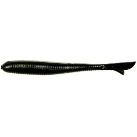 Силиконовая приманка Bait Breath U30 Fish Tail 1.5 40 мм 14 шт 003 Solid Black — характеристики,  особенности конструкции