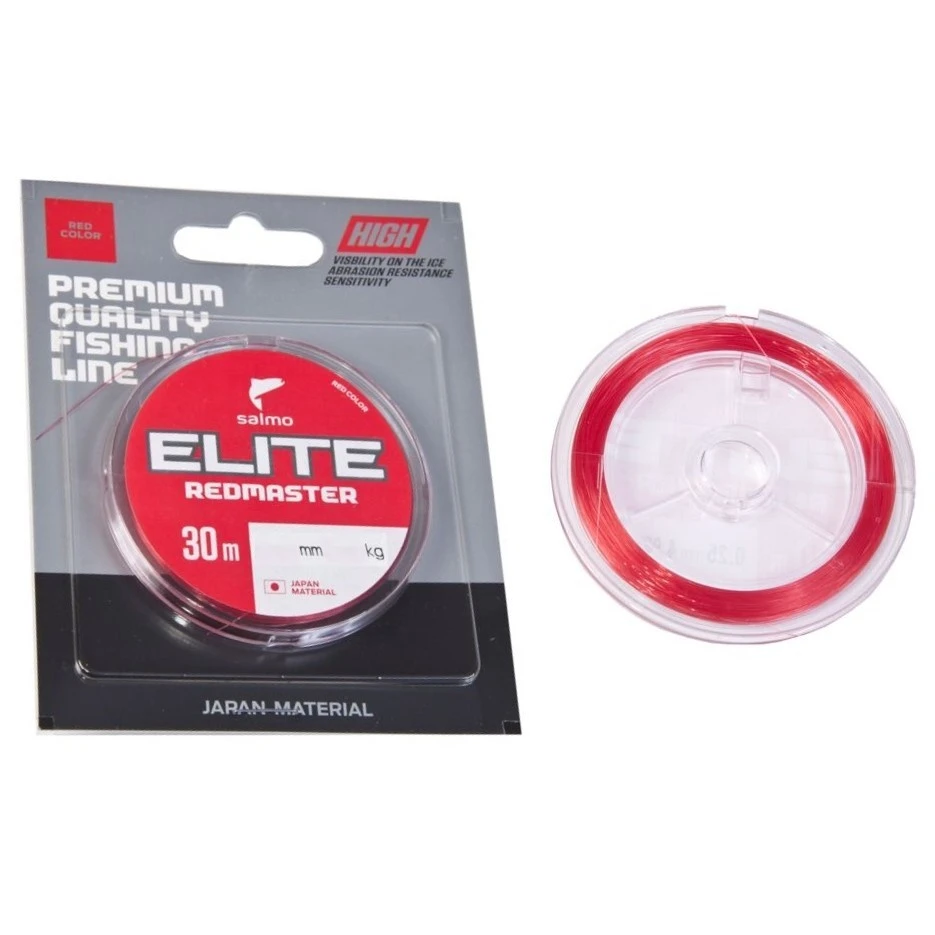 Леска монофильная Salmo Elite Redmaster 30 м 0,12 мм    4512-012 — характеристики,
	                                    особенности конструкции