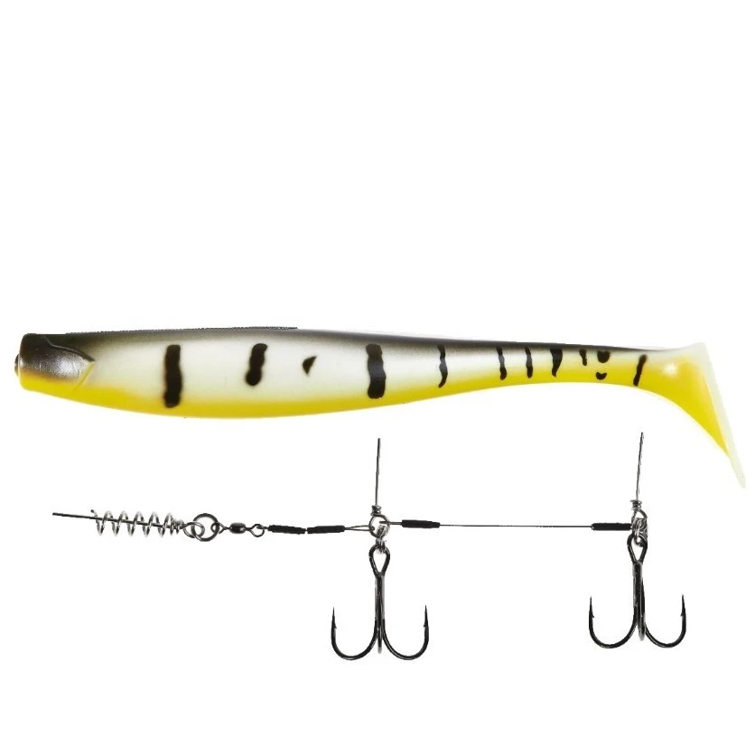 Силиконовая приманка Lucky John Giant Kubira Swim Shad 10.3in 260 мм 1 шт PG23 3D BBS Series + Stinger XL  140434SET-PG23 — характеристики,
	                                    особенности конструкции