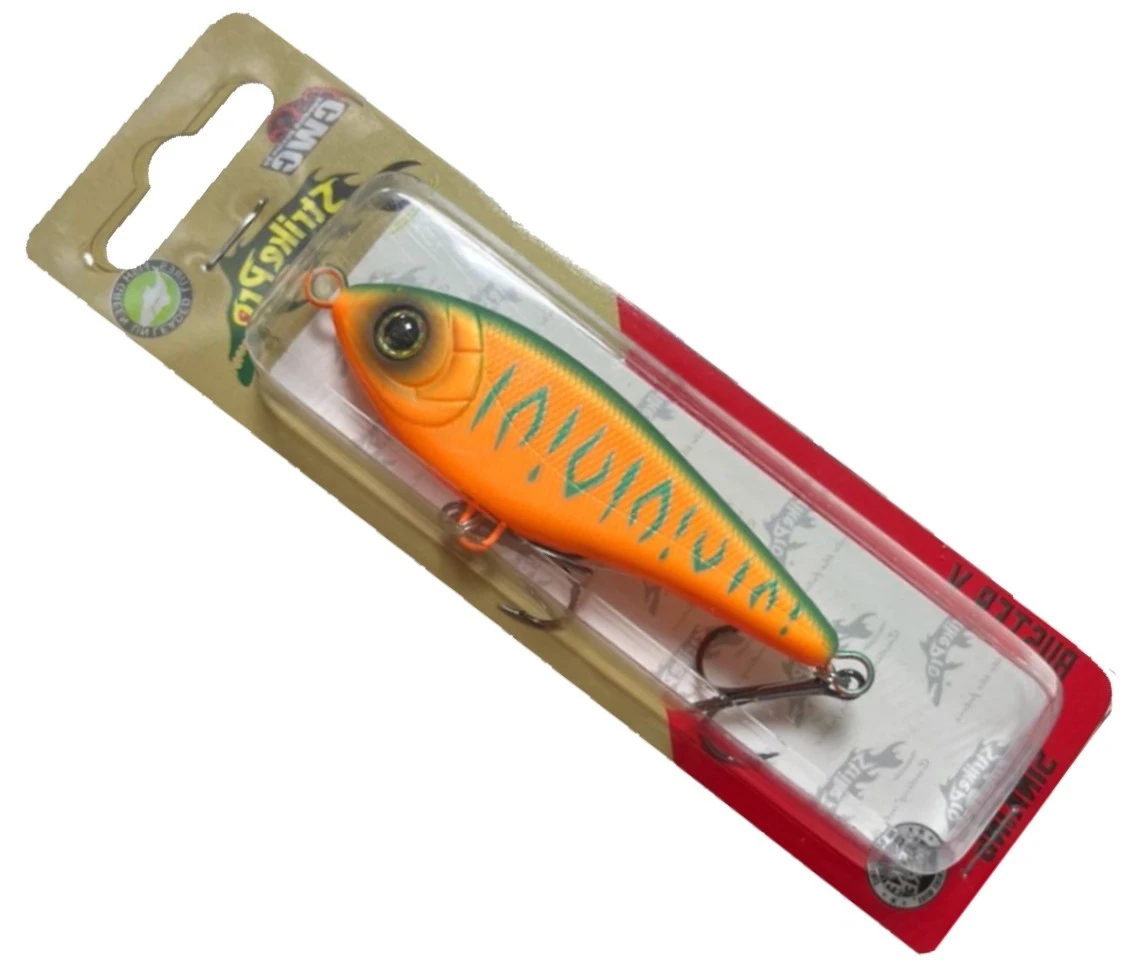 Воблер Strike Pro Buster V GC06S Orange Mat Tiger 17,7 гр   EG-148#GC06S — крупный план
	                                    2