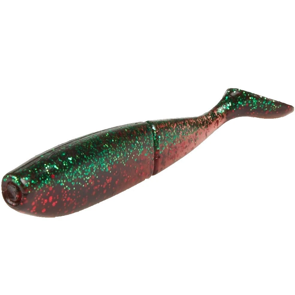 Силиконовая приманка Lucky John Zander Paddle Tail 5.5in 140 мм 3 шт Z14 3D Series  140431-Z14 — крупный план
	                                    1