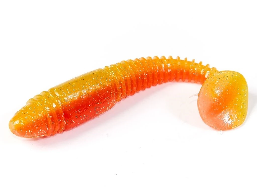 Силиконовая приманка Lucky John Tioga Fat 4.5in 115 мм 4 шт T26 Pro Series  140147-T26 — крупный план
	                                    1