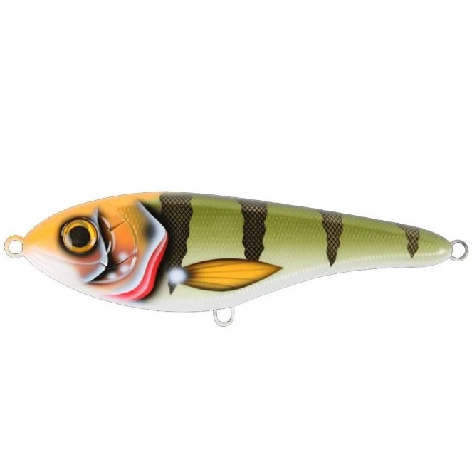 Воблер Strike Pro Buster Jerk Shallow Runner CWC011 Lightning Perch 64,5 гр Wolf Color  EG-048S#CWC011 — характеристики,  особенности конструкции