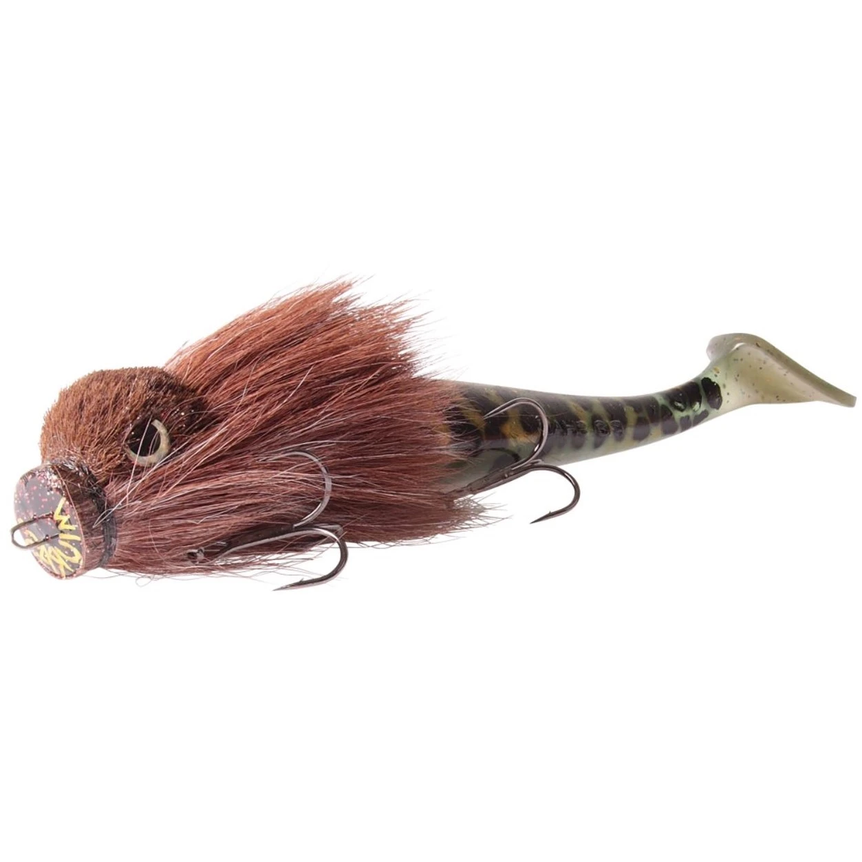 Бактейл CWC Miuras Mouse Pig Shad 260 мм 1 шт Baby Brown   11-MMJ-015 — характеристики,  особенности конструкции