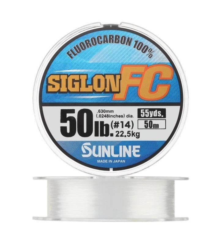 Флюорокарбон Sunline Siglon FC 2020 50 м 0,63 мм Clear PE #14 — характеристики,
	                                    особенности конструкции