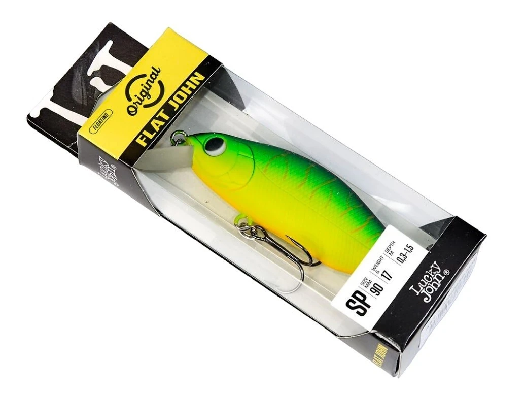 Воблер Lucky John Flat John 90SP M03 17 гр Original  LJO0909SP-M03 — крупный план
	                                    2