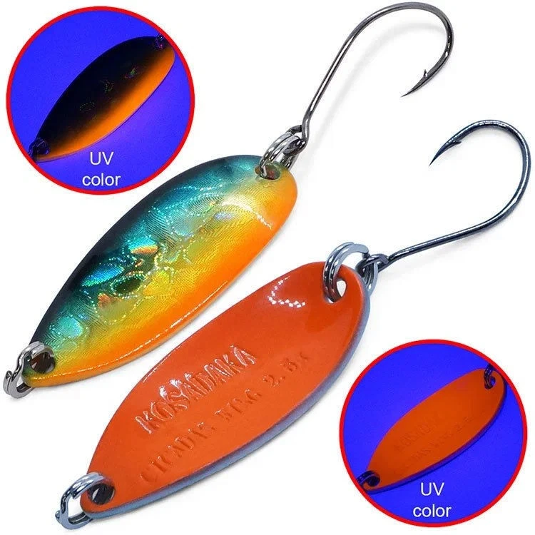 Колеблющаяся Блесна Kosadaka Trout Police Cicadas Wing 2,5 гр 29 мм AD04   TL-CW-AD04 — характеристики,  особенности конструкции