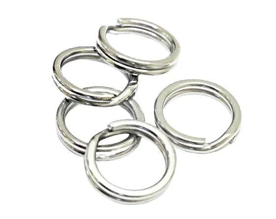 Кольцо Заводное Kosadaka 1205N  №7 17 кг 7 мм 14 шт Nickel   1205N-07 — крупный план
	                                    1
