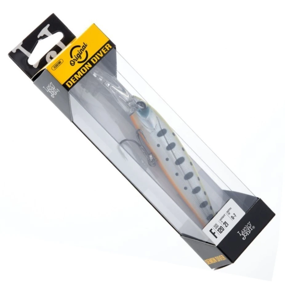 Воблер Lucky John Demon Diver 120F 006 21 гр Original  LJO0212F-006 — крупный план
	                                    2
