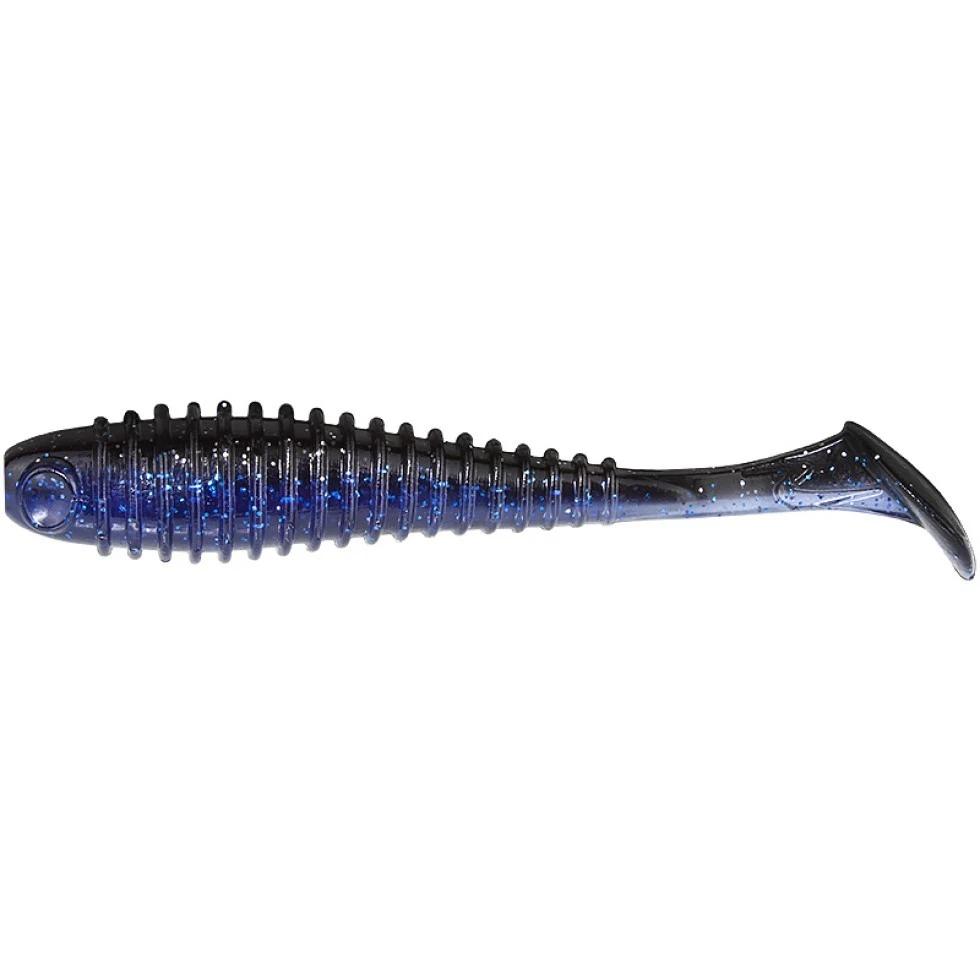 Силиконовая приманка Norstream Tubby Daddy 5.5 139 мм 4 шт 08 Black-Blue   15218-508 — характеристики,  особенности конструкции
