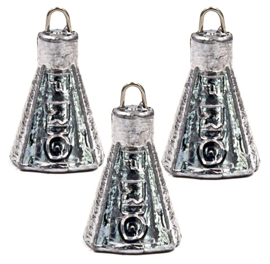 Груз Тула Пирамидка Фокина 14 гр 3 шт Неокрашенный Для джиг-рига  гпф-014 — крупный план
	                                    1