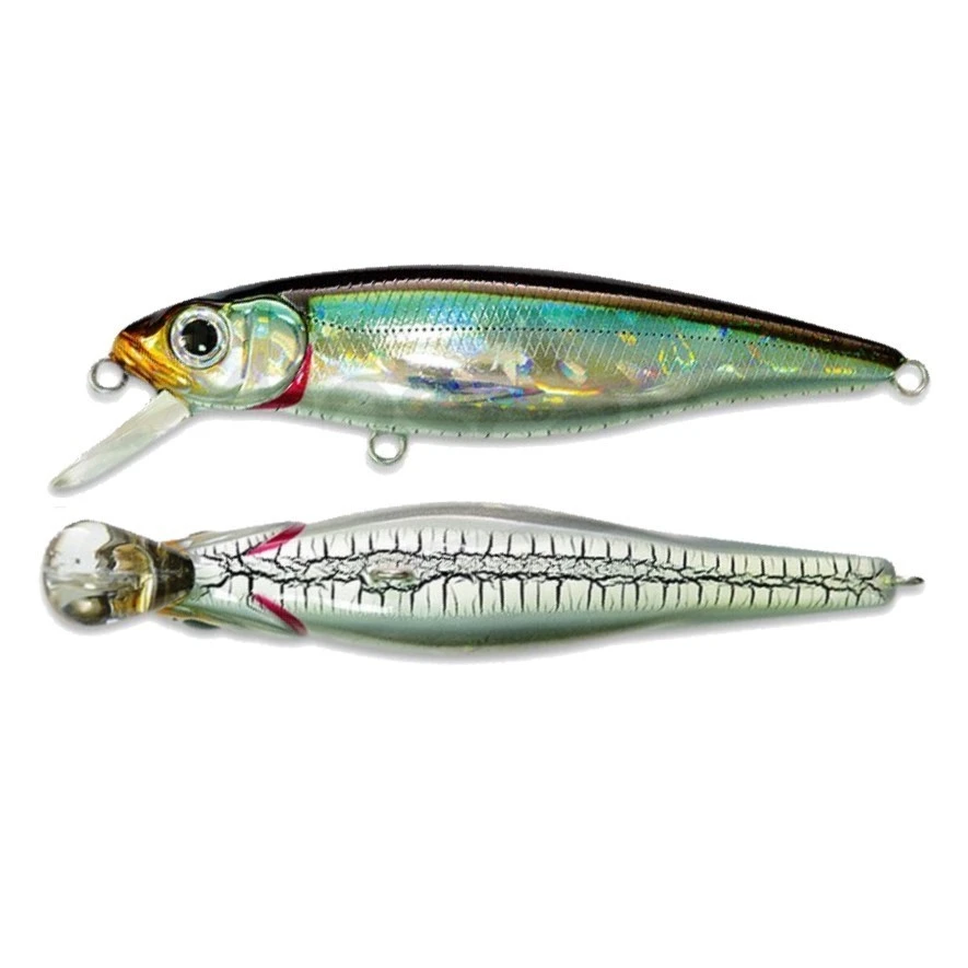 Воблер Pontoon 21 Greedy Guts 55F-SR 405 CB Crash HG Wakasagi 3,9 гр   P21-GGT-55F-SR-405 — крупный план
	                                    1