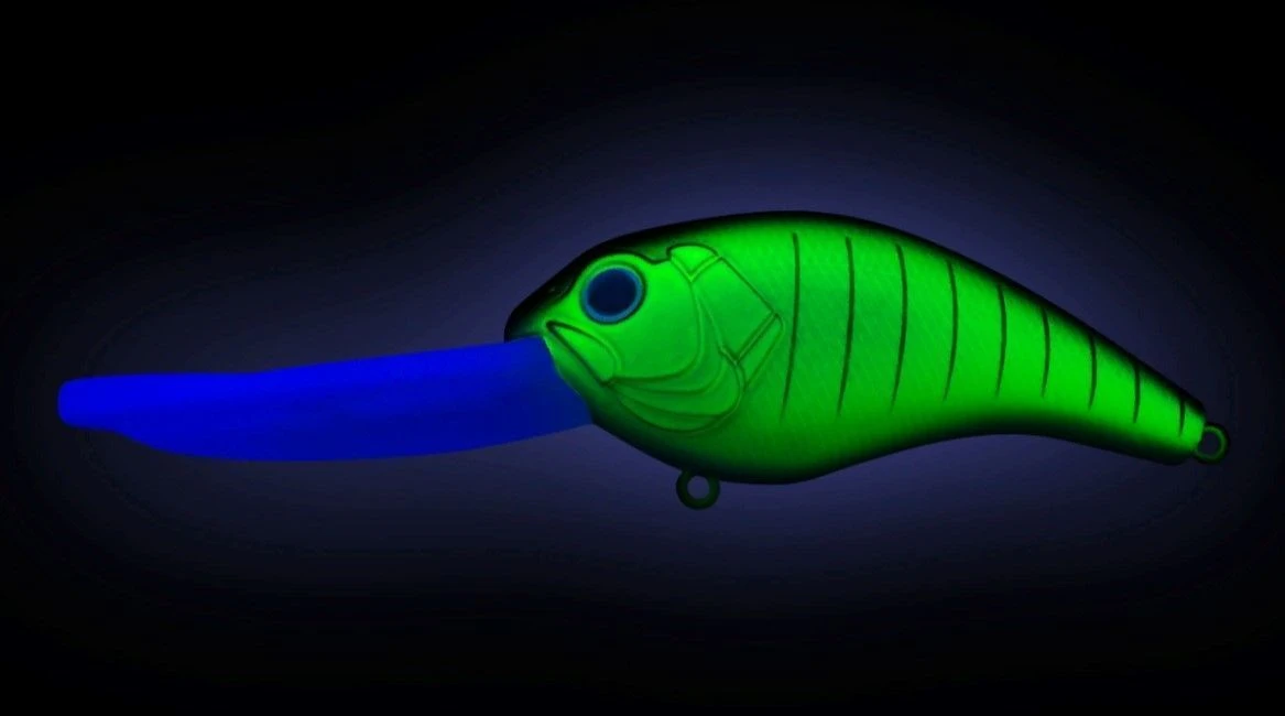 Воблер Strike Pro Crankee Runner 80 597S Blue Mat Tiger 27,5 гр   EG-042F#597S — крупный план
	                                    1