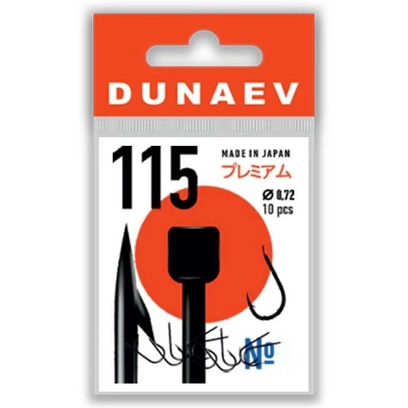 Крючок Одинарный Dunaev Premium 115 №12 10 шт — характеристики,
	                                    особенности конструкции