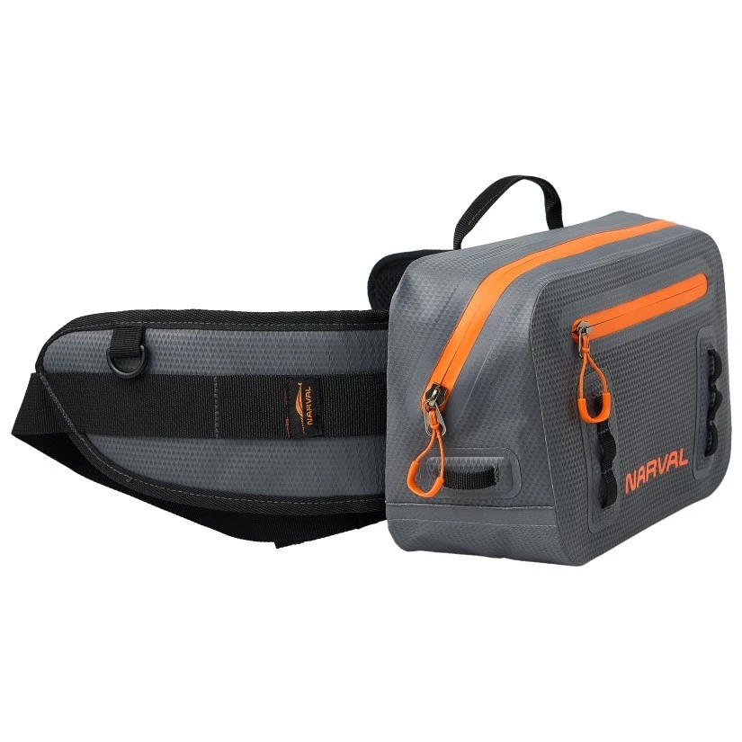 Сумка Narval Water-Resistant Belt Bag  27х19х10 см Dark Grey&Orange 4L  NVABB2XGO1 — крупный план
	                                    2