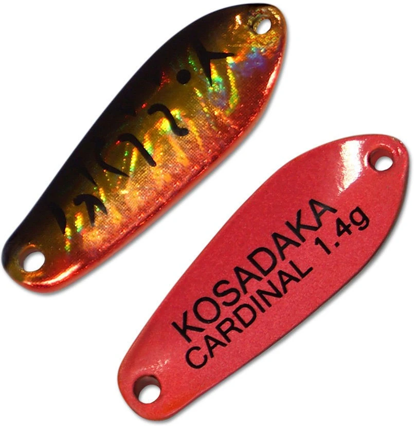 Колеблющаяся Блесна Kosadaka Trout Police Cardinal 1,4 гр 25 мм Ad05   Tl-Crd-Ad05 — характеристики,  особенности конструкции