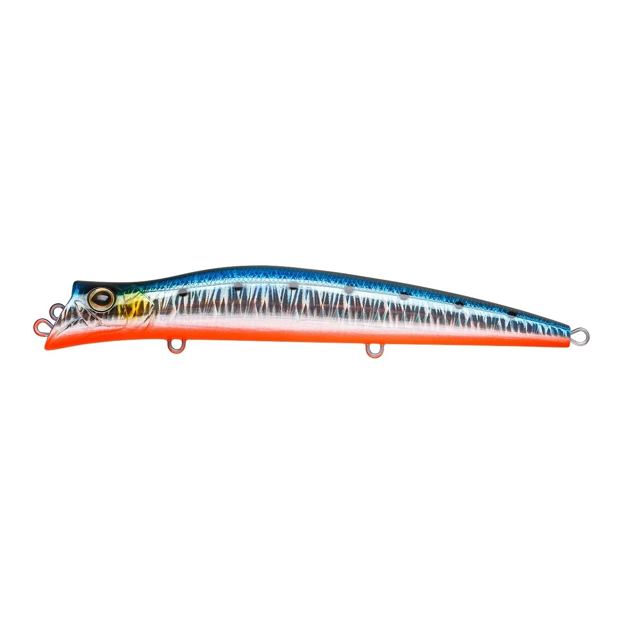 Воблер Strike Pro Darter-R Queen 130 A234-SBO-LU Blue Back Silver OB Fluo 17,5 гр   JL-152F#A234-SBO-LU — характеристики,  особенности конструкции